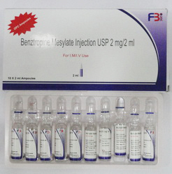 Benztropine Mesylate Injections
